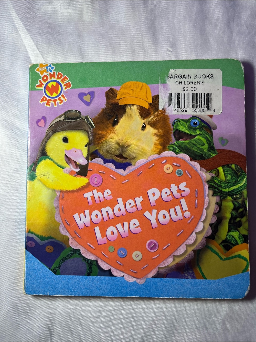 Wonder Pets Love You! Board Book Nickelodeon 2008 Y2K Vintage Kids